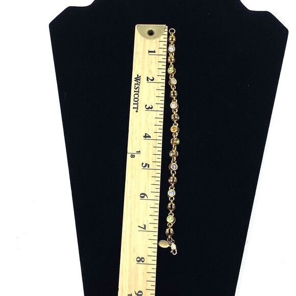 Nolan Miller Glamour Collection‎ Multi Color Gemstone Bracelet Stamped - Picture 7 of 8